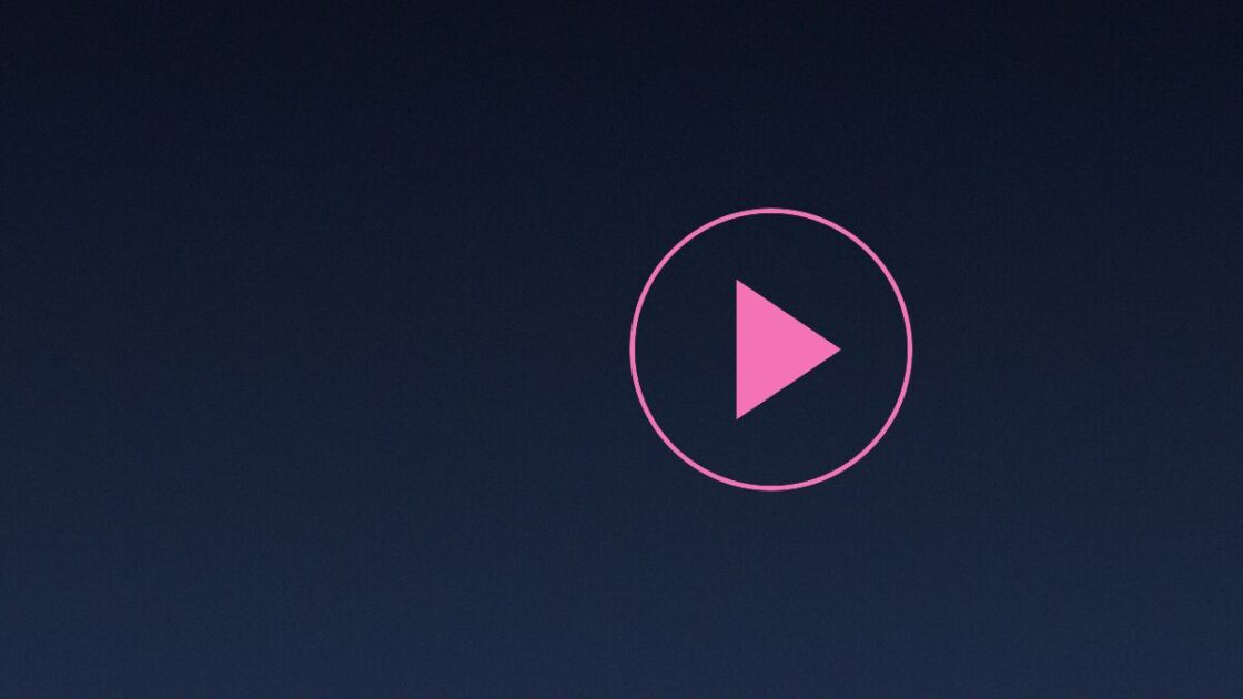 Ilustrasi tombol putar untuk video TikTok