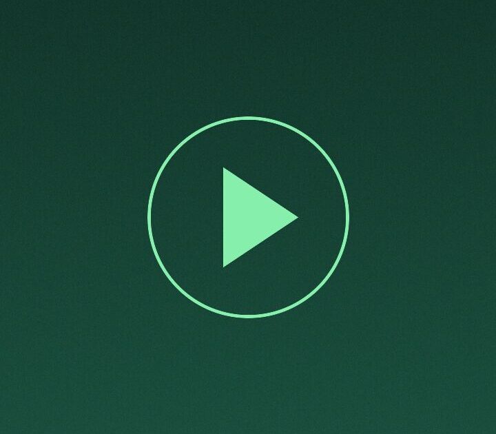 Ilustrasi tombol putar video vertikal
