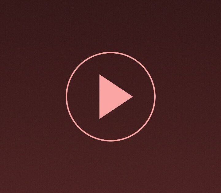 Ilustrasi tombol putar video vertikal