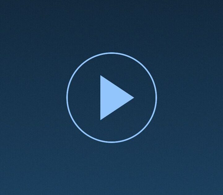 Ilustrasi tombol putar video vertikal